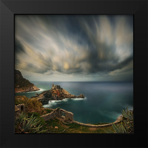 Fortress... Black Modern Wood Framed Art Print by Browko, Krzysztof