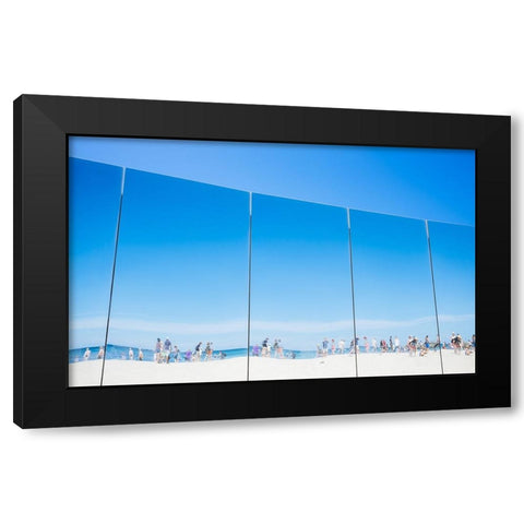 It Is Summer Down Under Black Modern Wood Framed Art Print by Salgado Gispert, Gloria