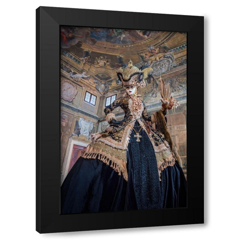 Regal Black Modern Wood Framed Art Print by Doyle, Renee