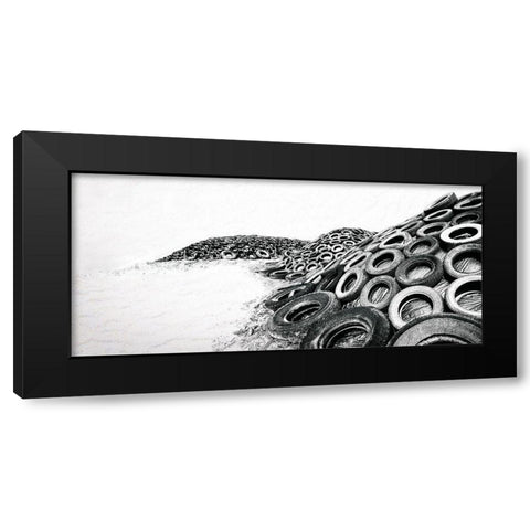 Upcycle Black Modern Wood Framed Art Print by Claes, Gilbert