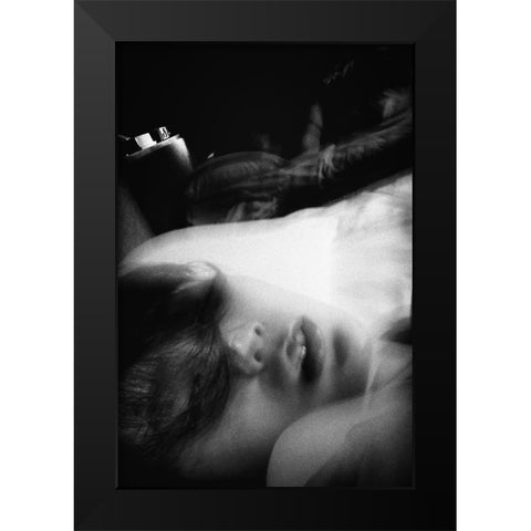Portrait Black Modern Wood Framed Art Print by Suzuki, Tatsuo