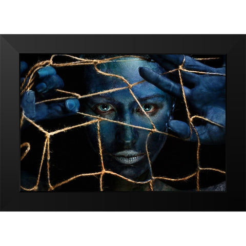 Endangered Species Black Modern Wood Framed Art Print by Kovalev, Ivan
