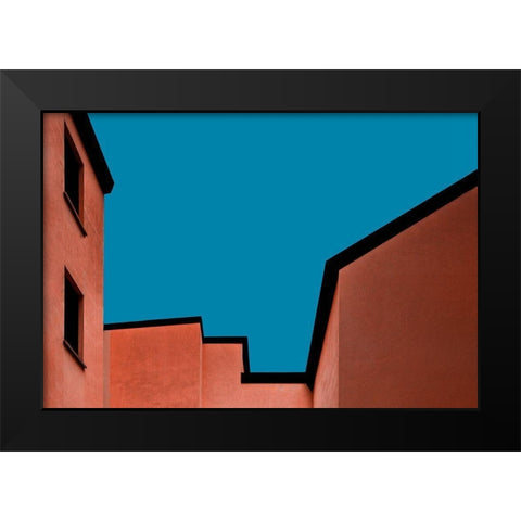 Architecture Bologna Black Modern Wood Framed Art Print by Schuster, Inge