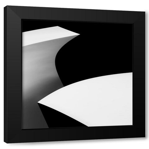 Eleke Oke Black Modern Wood Framed Art Print with Double Matting by Claes, Gilbert