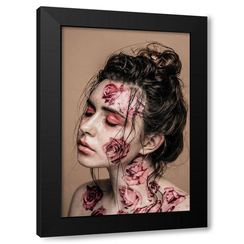 Untitled Black Modern Wood Framed Art Print by Vasilenko, Artem