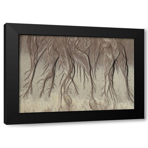 Low Tide Black Modern Wood Framed Art Print by Johansson, Bror