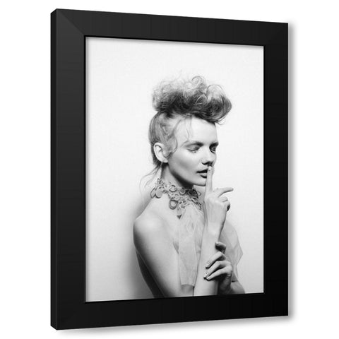 Untitled Black Modern Wood Framed Art Print by Vasilenko, Artem