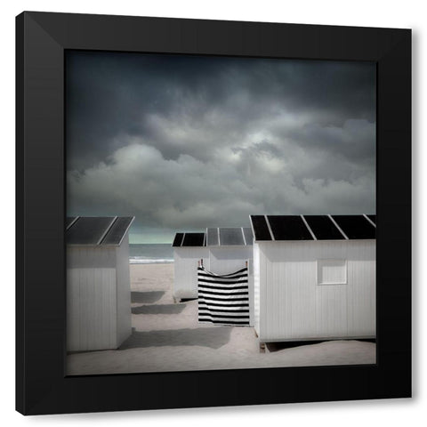 Waiting For Summer Black Modern Wood Framed Art Print by Claes, Gilbert