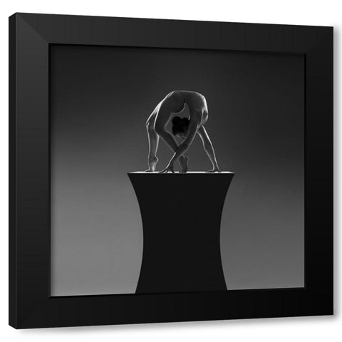 Sculpture Black Modern Wood Framed Art Print by Birkhofer, Bruno