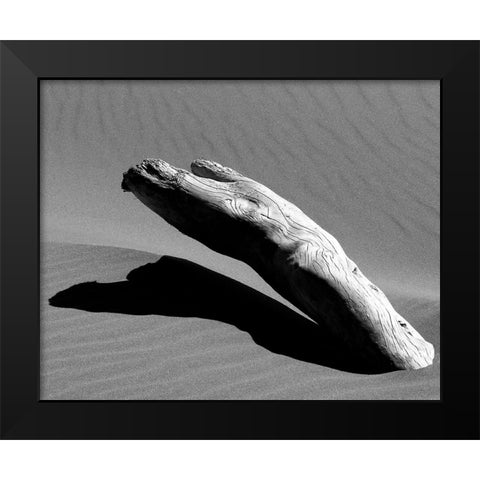 Ergo Black Modern Wood Framed Art Print by Abramovici, Miron