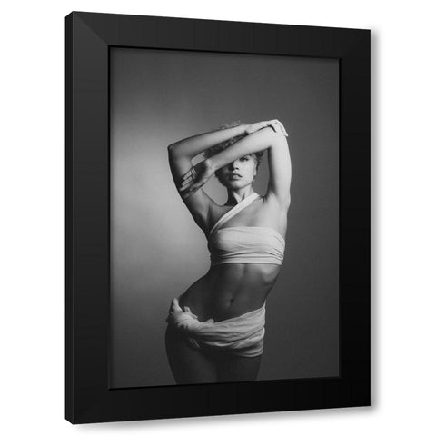 Untitled Black Modern Wood Framed Art Print by Vasilenko, Artem