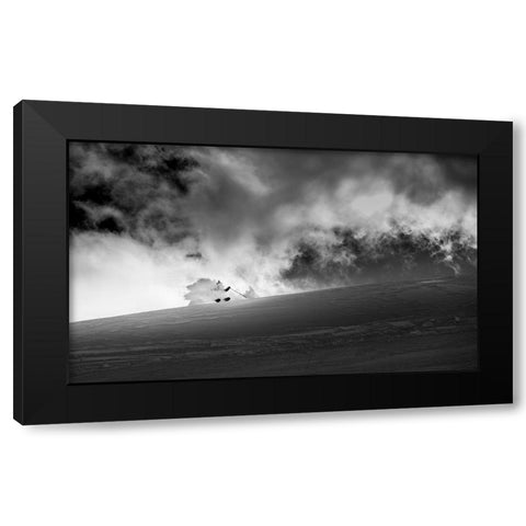 After 30 Cm Of Fresh Snow Black Modern Wood Framed Art Print by Verbiest, Eric