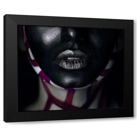 Showbiz Black Modern Wood Framed Art Print with Double Matting by Kovalev, Ivan