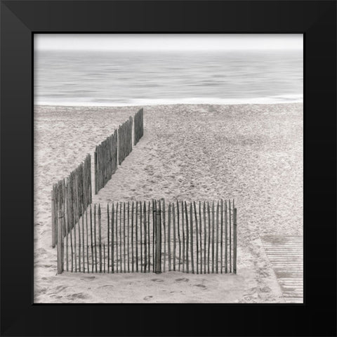 Beach Territory Black Modern Wood Framed Art Print by Claes, Gilbert