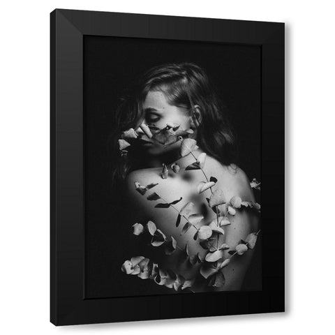 Untitled Black Modern Wood Framed Art Print by Vasilenko, Artem