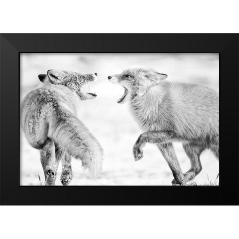 Winter Dream 2 Black Modern Wood Framed Art Print by Itoyama, Eiji