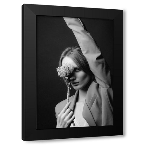 Untitled Black Modern Wood Framed Art Print with Double Matting by Vasilenko, Artem