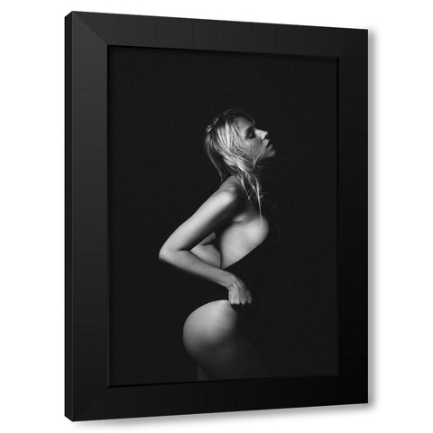 Untitled Black Modern Wood Framed Art Print with Double Matting by Vasilenko, Artem