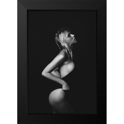 Untitled Black Modern Wood Framed Art Print by Vasilenko, Artem