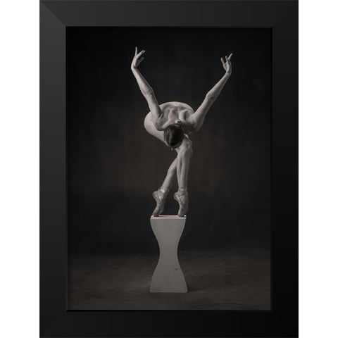 Ayla Black Modern Wood Framed Art Print by Catchlight Studio