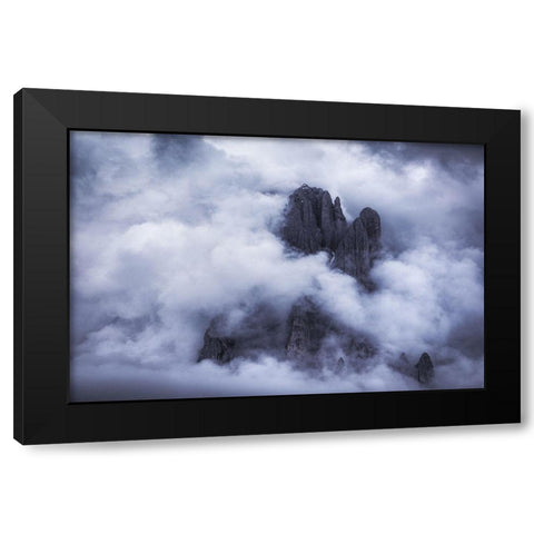 Drama In The Mountains Black Modern Wood Framed Art Print with Double Matting by Gastager, Daniel