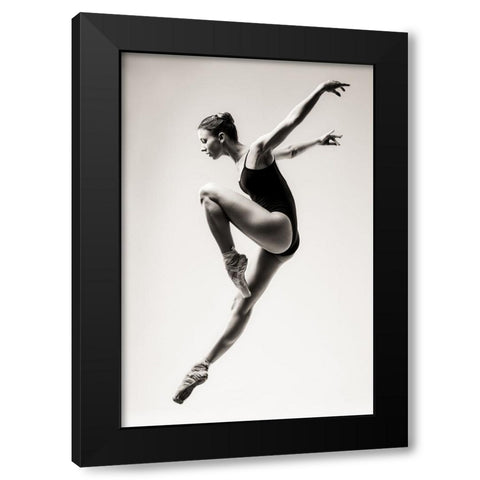 Untitled Black Modern Wood Framed Art Print by Smirnov, Sergei