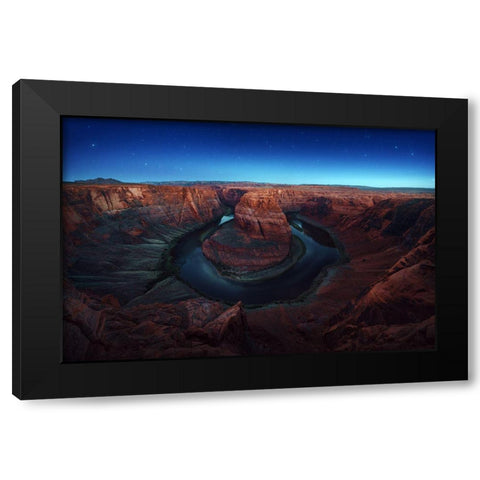 Water On Mars 2018 Black Modern Wood Framed Art Print by Pablo De, Juan