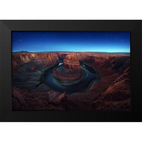 Water On Mars 2018 Black Modern Wood Framed Art Print by Pablo De, Juan