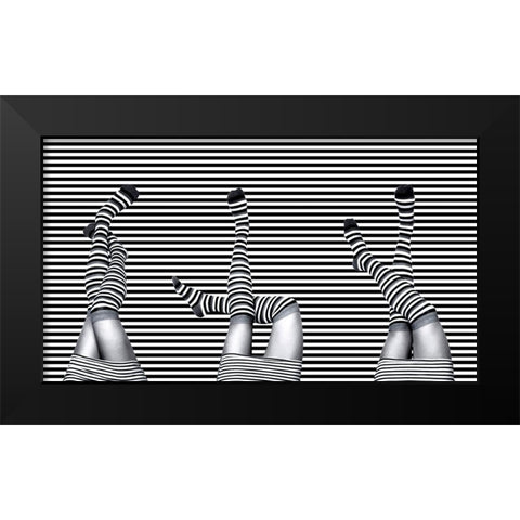 Untitled Black Modern Wood Framed Art Print by Saeidinia, Afshin