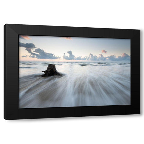 Untitled Black Modern Wood Framed Art Print with Double Matting by Lucidi, Riccardo