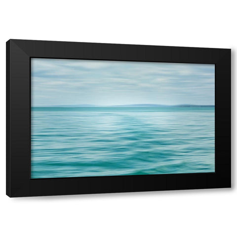 Lightness Black Modern Wood Framed Art Print by Pfeiffer, Peter