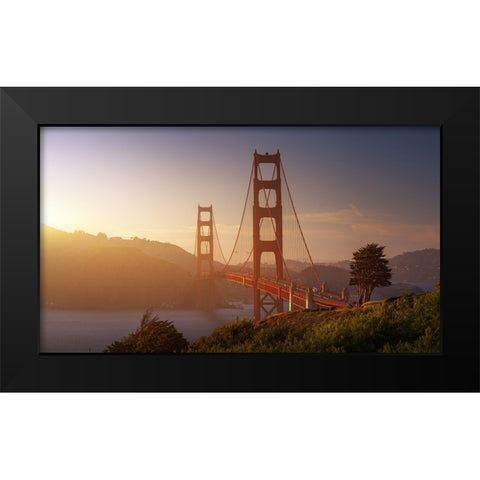 South Golden Gate. Black Modern Wood Framed Art Print by Pablo de, Juan