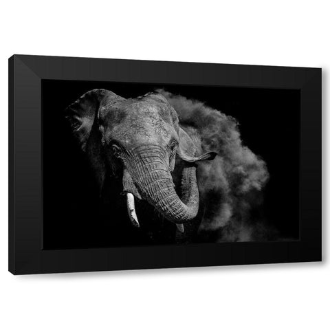 Untitled Black Modern Wood Framed Art Print by Vidak, Vedran