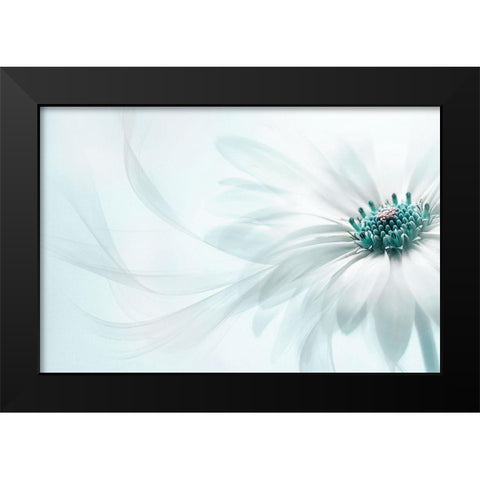 Purity Black Modern Wood Framed Art Print by Parker, Jacky