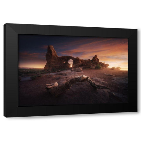 Roots Of Arches. Black Modern Wood Framed Art Print by Pablo De, Juan