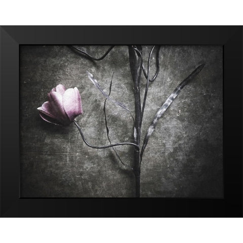 Lonely Black Modern Wood Framed Art Print by Lagaa, Kahar