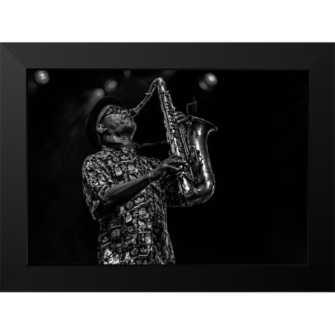 Magic Moments 01 Black Modern Wood Framed Art Print by Domont, Jois