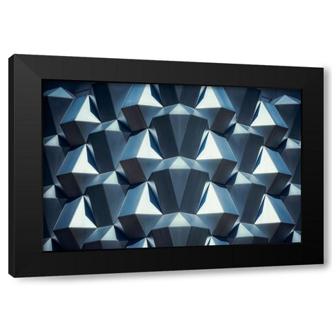 Outlined Black Modern Wood Framed Art Print by Kreiten, Mike