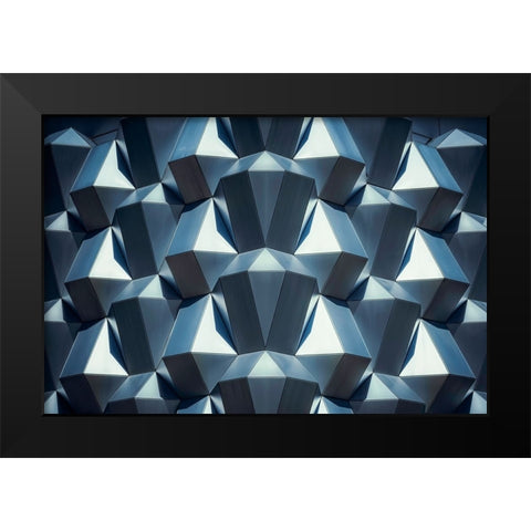 Outlined Black Modern Wood Framed Art Print by Kreiten, Mike