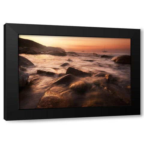 In The Morning Light Black Modern Wood Framed Art Print with Double Matting by Rebustini, Luca