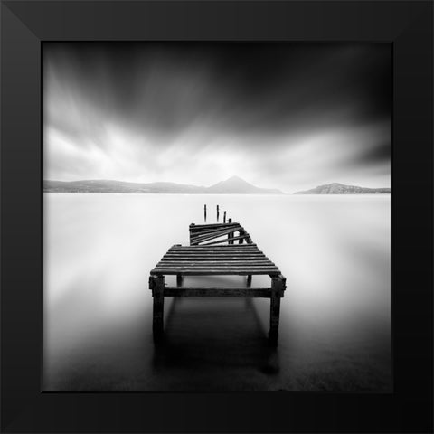 Broken Promises Black Modern Wood Framed Art Print by Digalakis, George