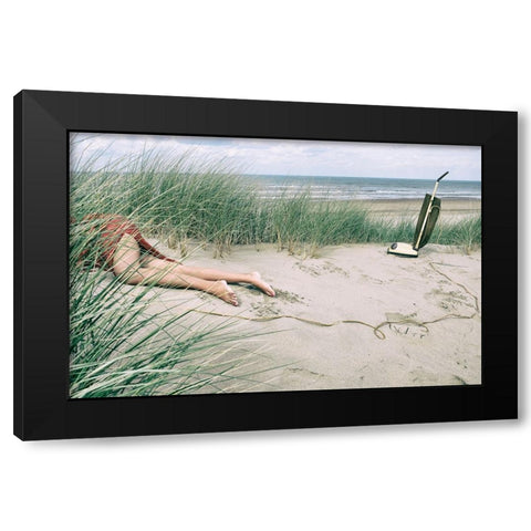 -Hoover- Black Modern Wood Framed Art Print by Vink, Hans