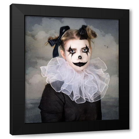 Life Is A Circus Black Modern Wood Framed Art Print by Blease, Joan