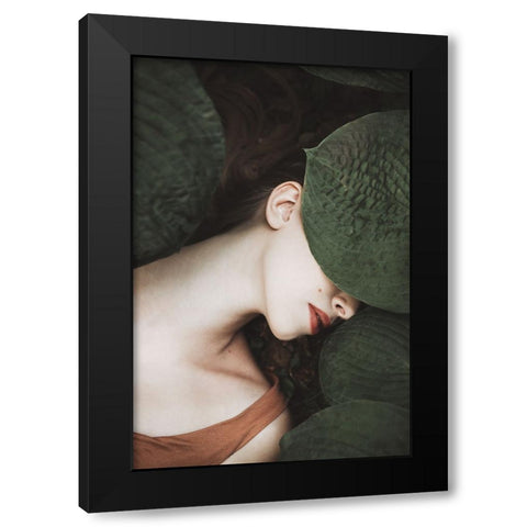Ola Black Modern Wood Framed Art Print by Gorecka, Dorota