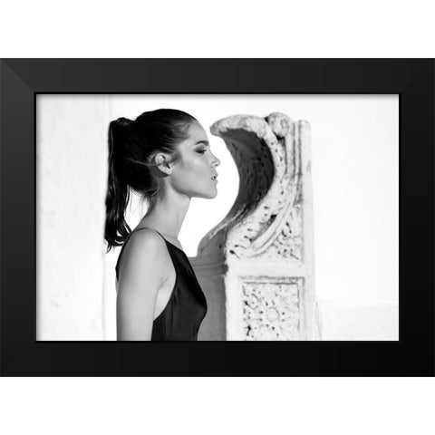 Greece Memories Black Modern Wood Framed Art Print by Peter Muller Photography