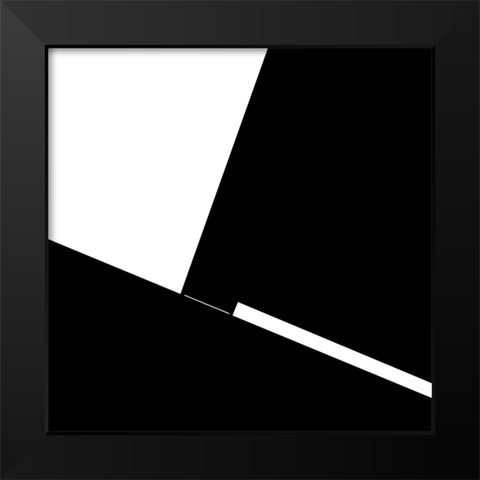 Septum Black Modern Wood Framed Art Print by Claes, Gilbert