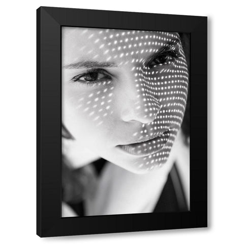 Untitled Black Modern Wood Framed Art Print by Dobrev, Evelin