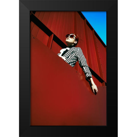 Up The Fashion Black Modern Wood Framed Art Print by Bolgov, Ruslan