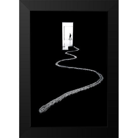 Tate Museum  London Black Modern Wood Framed Art Print by Eichelberg, Amnon