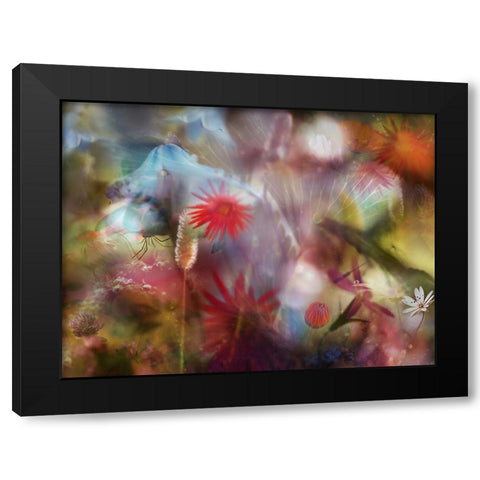 Summer Memories Black Modern Wood Framed Art Print by Westum, Heidi